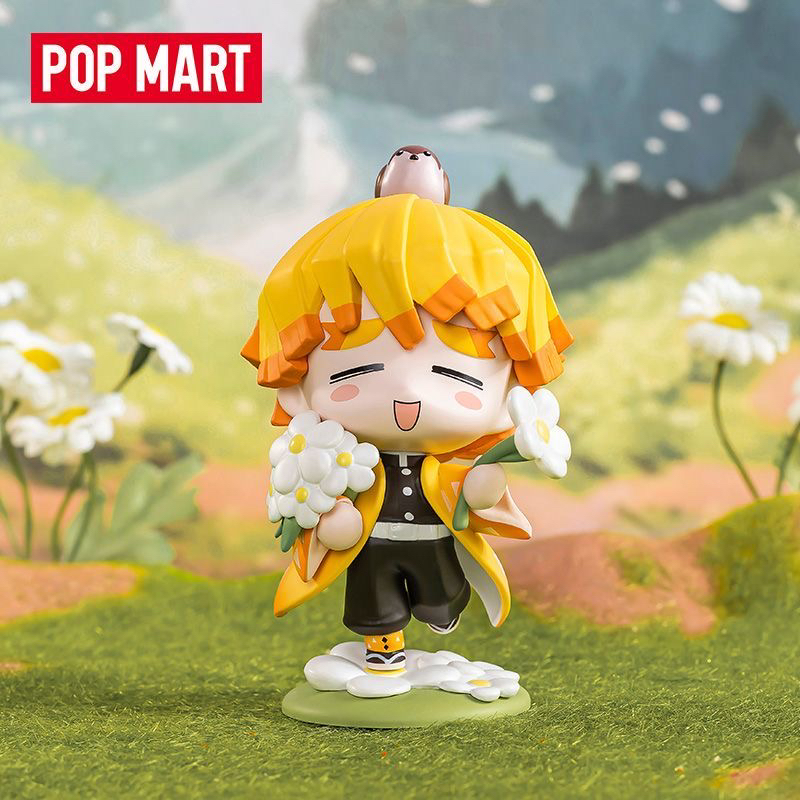 POPMART泡泡玛特鬼灭之刃诞生花系列潮玩盲盒摆件礼物手办挂件生
