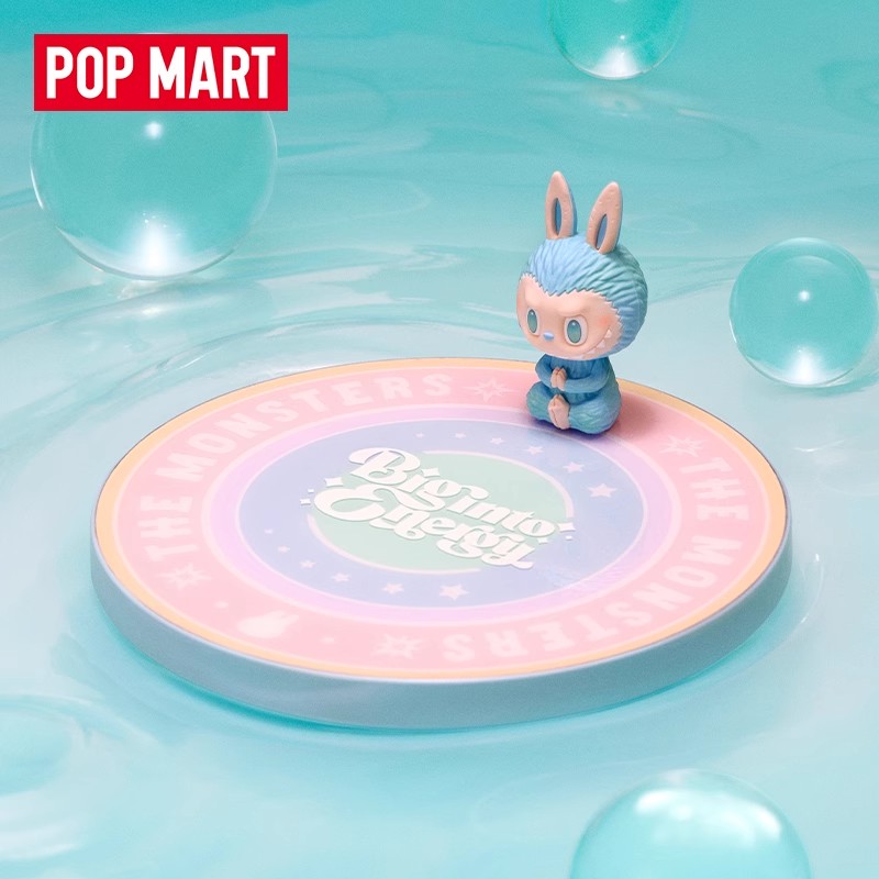 POPMART泡泡玛特拉布布前方高能系列周边无线充电器礼物