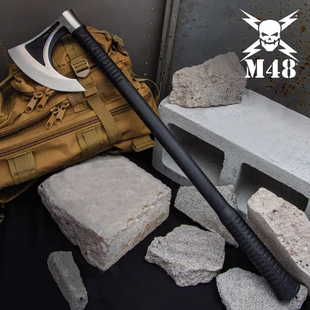 美国UNITED联合M48户外多功能不锈钢露营防身探险维京战术生存斧