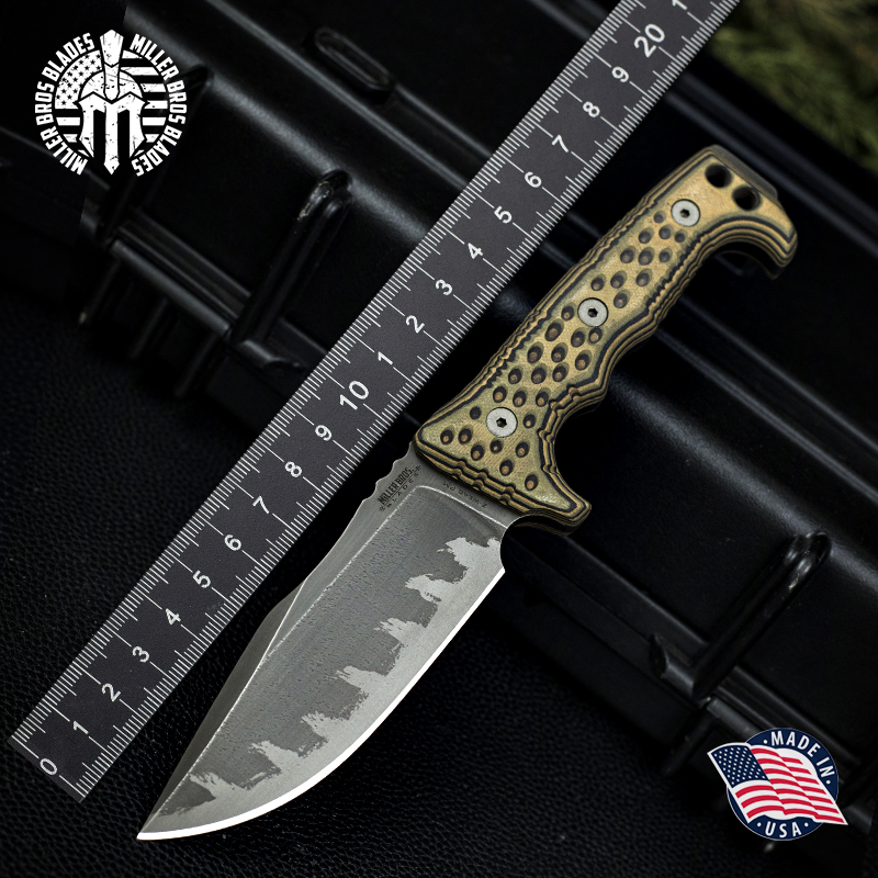 美国进口米勒兄弟M-8高硬度直刀