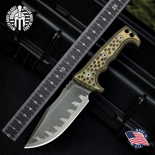 美国进口Miller Bros米勒兄弟2025定制款M-8户外高硬度紧凑型直刀