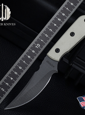 美国进口Strider挺进者MSK高硬度工具钢户外战术生存防身直刀便携