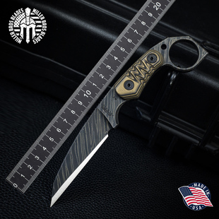 美国进口Miller Bros米勒兄弟2025定制款M-5户外重型爪刀战术直刀