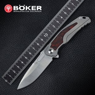 德国boker博克01BO197户外多功能战术野营装备便携edc轻量折叠刀