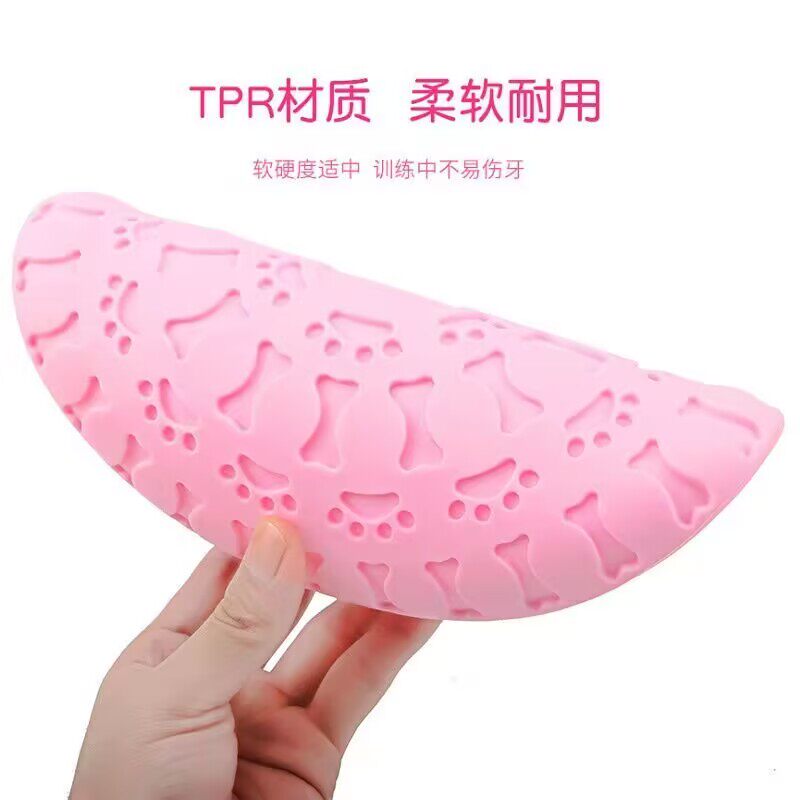 飞盘狗狗耐咬马卡龙宠物玩具边牧互动训练用品喂食可浮水防滑