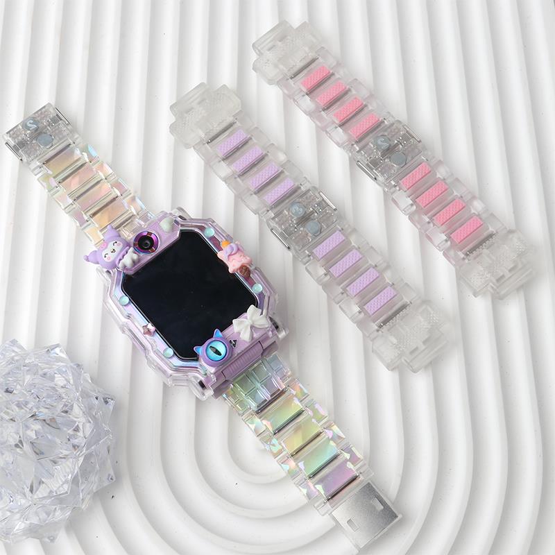 磁吸透明Z10适用小天才电话手表Z9表带Z8配件Z7/Z6PRO/D3/Q1A/Q2A