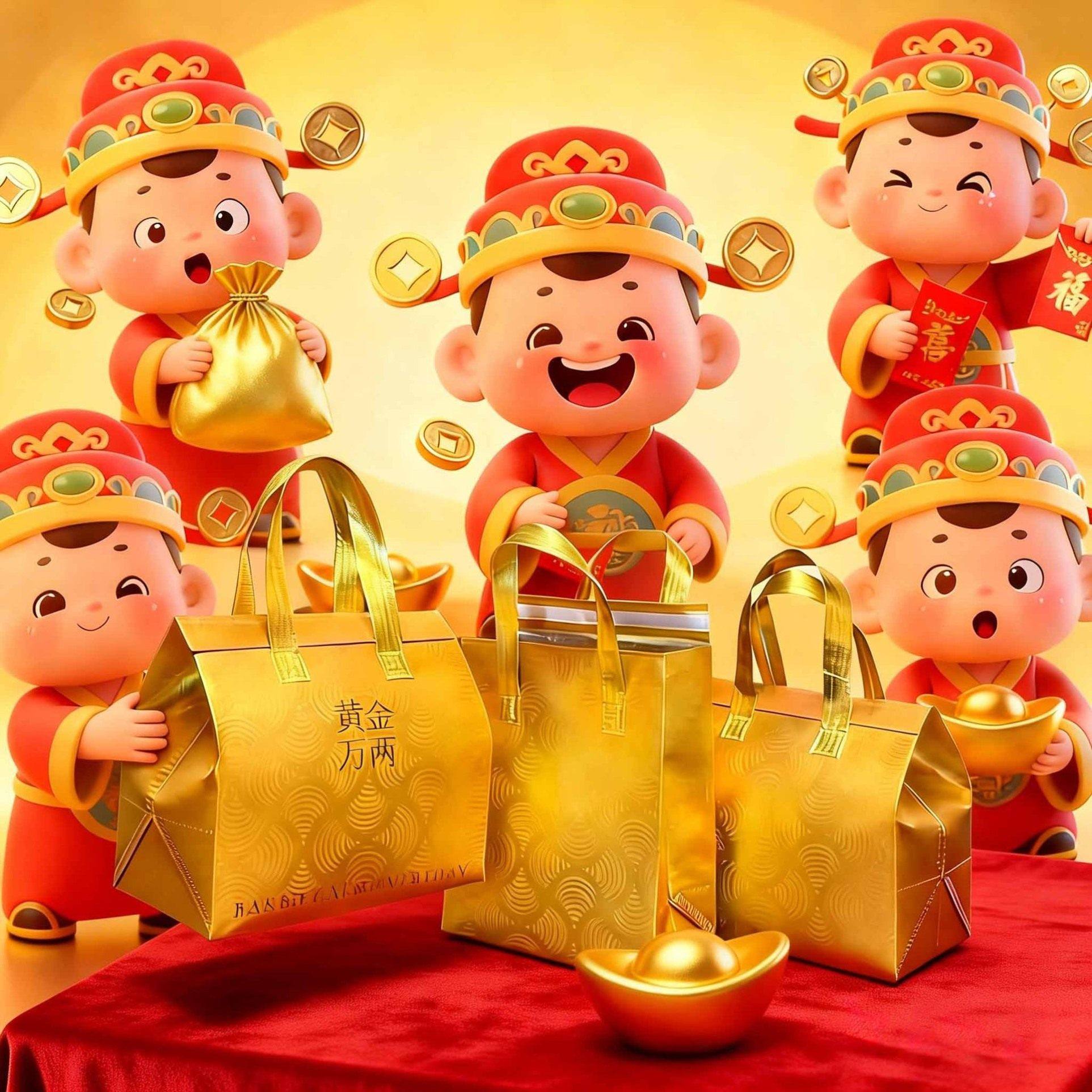 新年保温袋礼品袋手提袋外卖打包袋子铝箔保温春节包装礼品袋,包装,年货礼品包装,淘宝优惠券,粉丝福利购,淘宝优惠卷