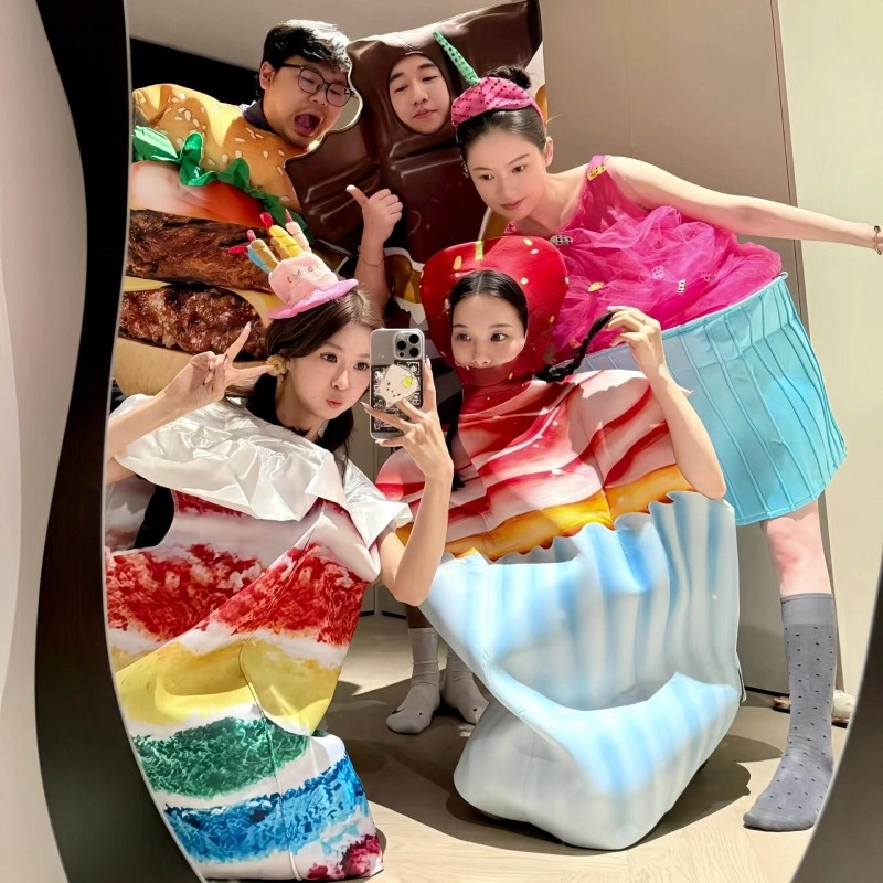 万圣节穿搭蛋糕cos服汉堡