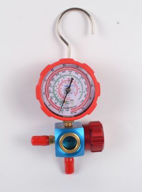 大圣空调加氟工具空调加氟压力表r410加液表单表空调加液套装加氟