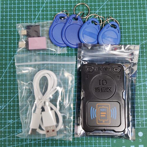 新款PCR双频ICID读卡器PN532复制机NFC模拟加密解码电梯门禁卡PM8