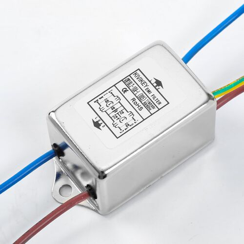 EMI电源滤波器220V带线滤波器抗干扰10A交流CW1B-10A-L(040)