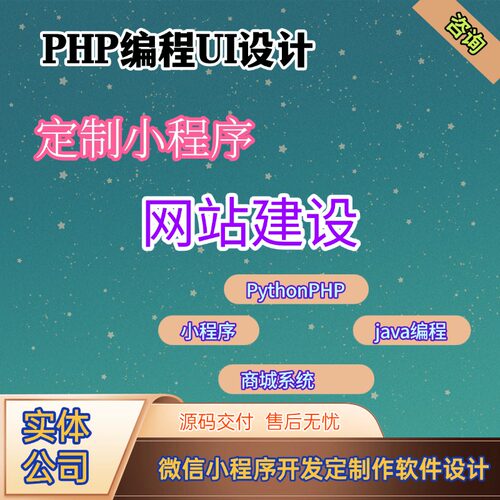 计算机系统小程序设计代做java代码软件开发python定制网站项目C+