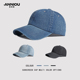 高品质牛仔棒球帽男大头围百搭遮阳鸭舌帽子女新款 时尚 运动软顶棉