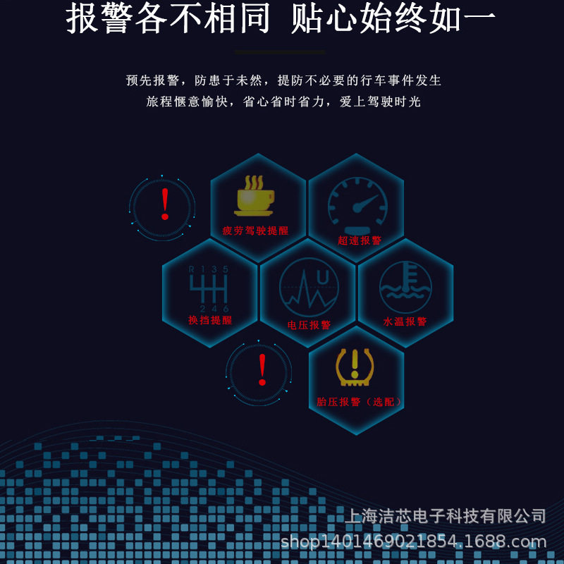 途驰安A200抬头显示器HU高清车速油耗无线胎压通用OB车载显示器属于什么档次？