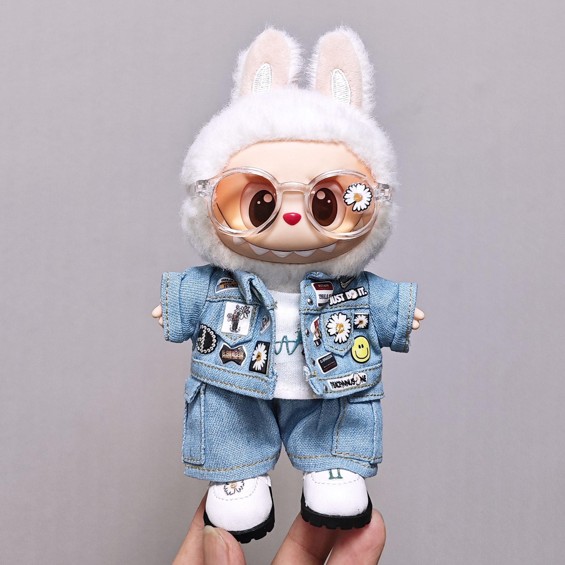 仅娃衣】labubu权志龙GD牛仔外套