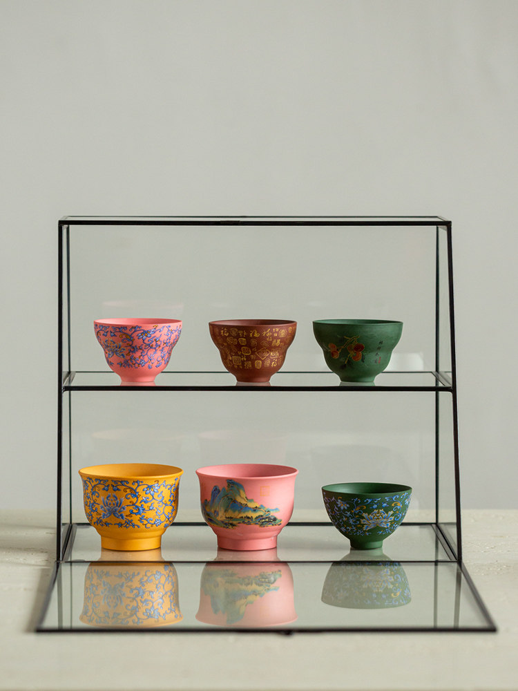 兮陶宜兴紫砂家用功夫茶具朱泥紫砂主人杯个人茶杯女士斗笠杯茶碗,餐饮具,茶杯,淘宝优惠券,粉丝福利购,淘宝优惠卷