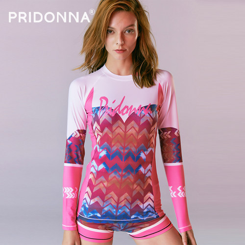 长袖防晒冲浪服分体泳衣