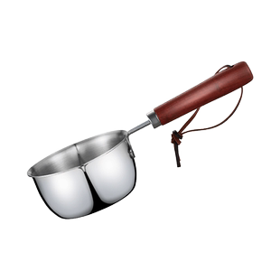 316不锈钢泼油小锅小油锅迷你淋油融巧克力锅加厚304热油专用奶锅