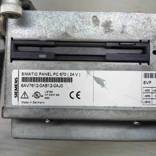 6AV7612-0AB12-0AJ0 PANEL PC670 工控自动化触控设备议价维修
