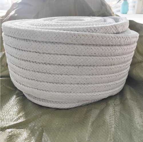 石棉方绳石棉绳锅炉门封烟密封条窑炉门耐火编织盘根绳密封耐高温