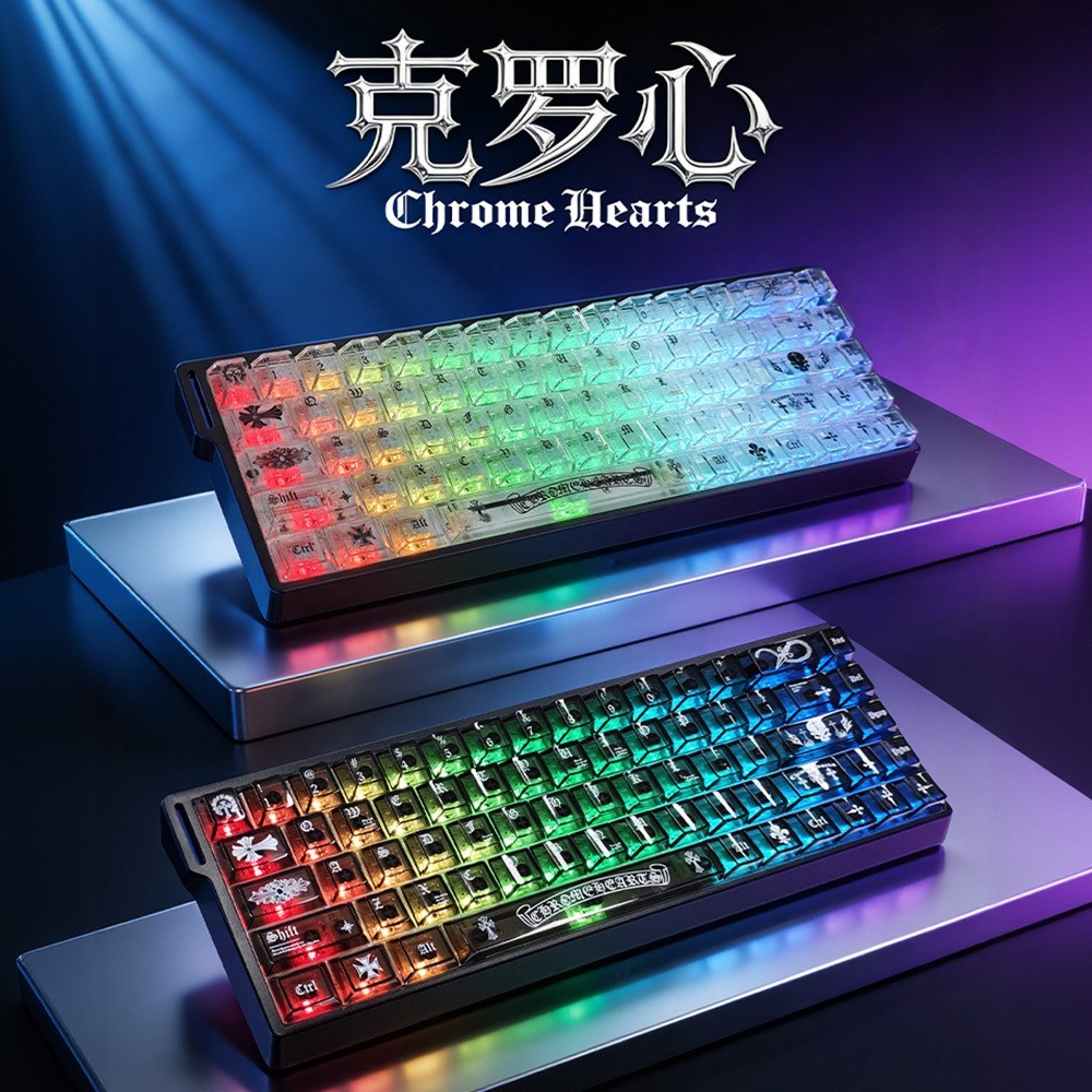 机械键盘按键帽全透明套装炫酷