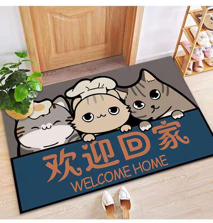 卡通入户卧室房间玄关地垫可定制