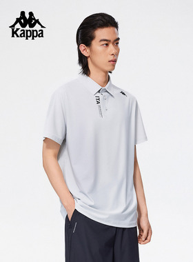 卡帕背靠背Kappa男子2025夏款运动休闲翻领短袖POLO衫K0F32PD42
