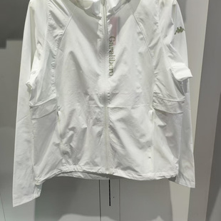 卡帕背靠背Kappa女子2025夏款运动休闲外套风衣防晒衣K0F42FJ41