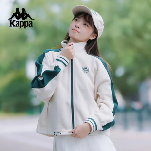 【国家击剑队同款】Kappa卡帕开衫卫衣女士新款运动夹克上衣外套
