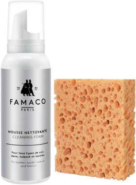 法国FAMACO除污混合泡沫清洁剂 光面皮绒面皮帆布通用清洁护理剂
