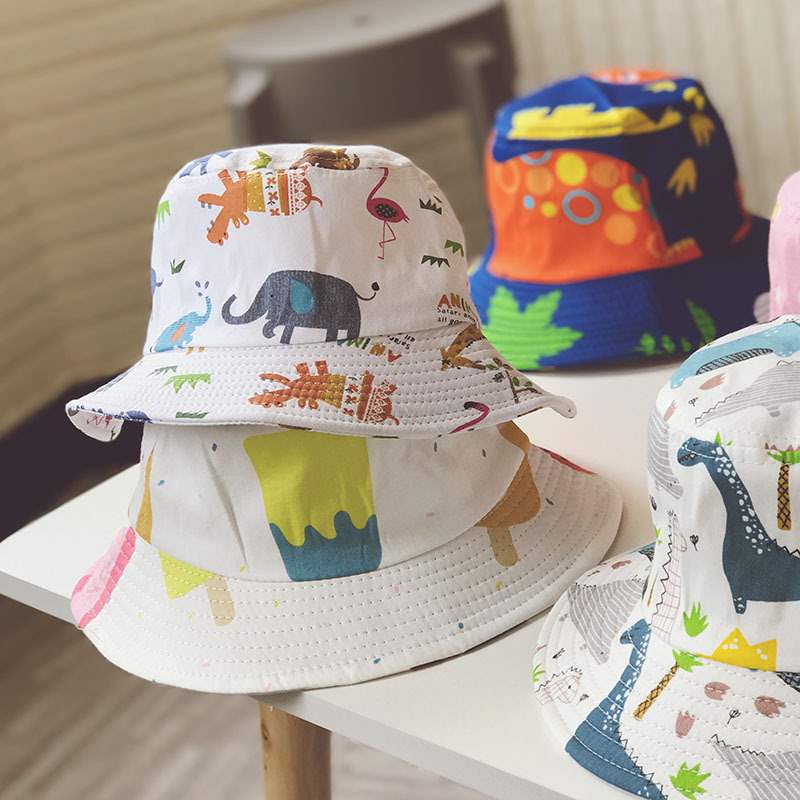 summer baby fisherman basin hat girl sun hats boy cap kids