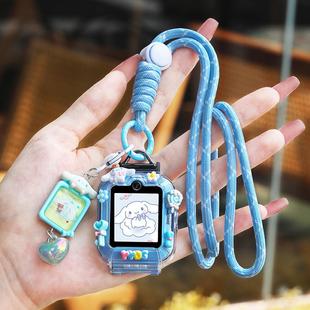 适用华为ASN AL10儿童手表5表链5Pro挂带4X绳链3Pro卡通保护壳3S