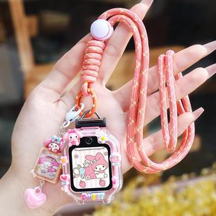 适用华为AHP AL10手表5XPro表带5男女生挂链4X表坠3Pro卡通吊绳3S