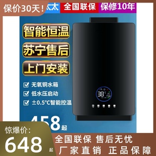 巧手好太太即热式 燃气热水器家用天然气强排式 液化气煤气12升16L