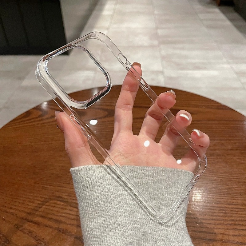 不发黄防指纹适用苹果14promax超薄磨砂手机壳iphone15透明手机套12全包13防摔14plus裸机手感15潮简约硬壳