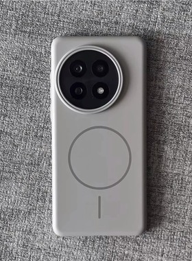 新款钛灰色柔润细圈磁吸适用一加Ace5手机壳简约时尚硬1+13薄Ace5pro新oppoReno13/findx8男x200pro高级感