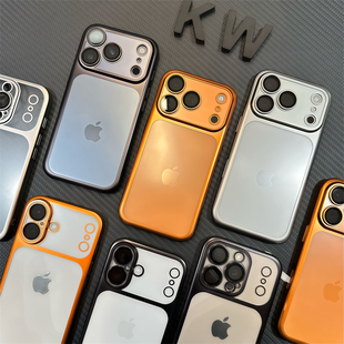 秒变17带镜头膜适用苹果15手机壳iPhone16ProMax手机套14Pro防摔超薄13por极简17Air高颜值12磨砂11硬壳潮男