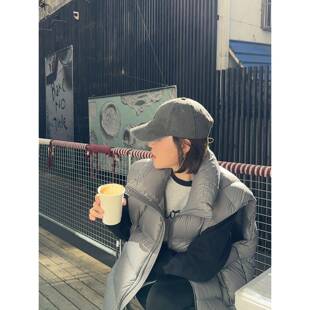 YANGLE_2024冬季新款羽绒马甲女外穿90绒防风立领叠穿高级感背心