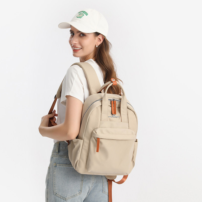 牛津布防水双肩包女包包夏季新款潮百搭时尚旅行背包帆布休闲书包