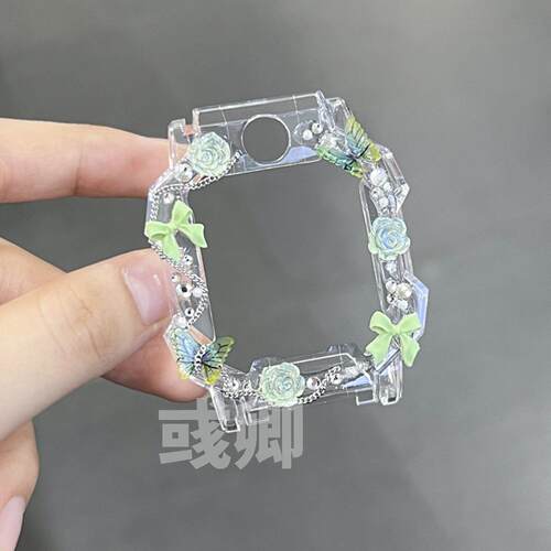 适用小天才电话手表表带z11/z10/z9少年z8夏日树脂z7/z6a保护壳套