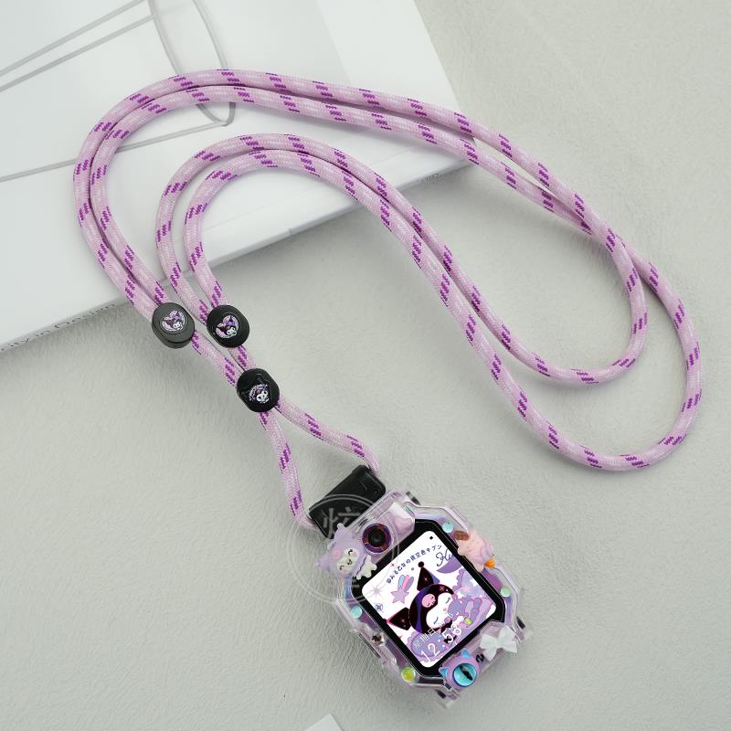 可调节公仔挂绳适用小天才电话手表Z10/Z7表带Z8A/Z9挂脖套Z6pro