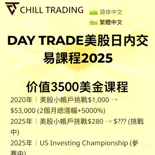 DayTrade2025美股日内交易课程ChillTrading yc猫哥 pro+全部教程