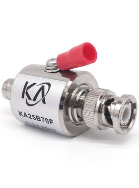KA25B70F同轴通信信号电涌保护器 BNC头天馈信号避雷器 馈线防雷