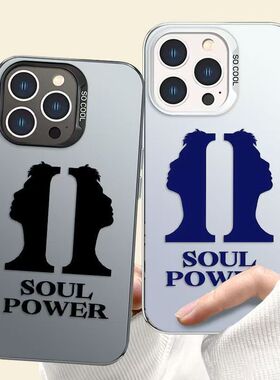 陶喆黑色柳丁iPhone17ProMax彩银手机壳13/12mini华为7/8荣耀16/15Pro小米11红米14plus情侣款x/xs防摔手机壳