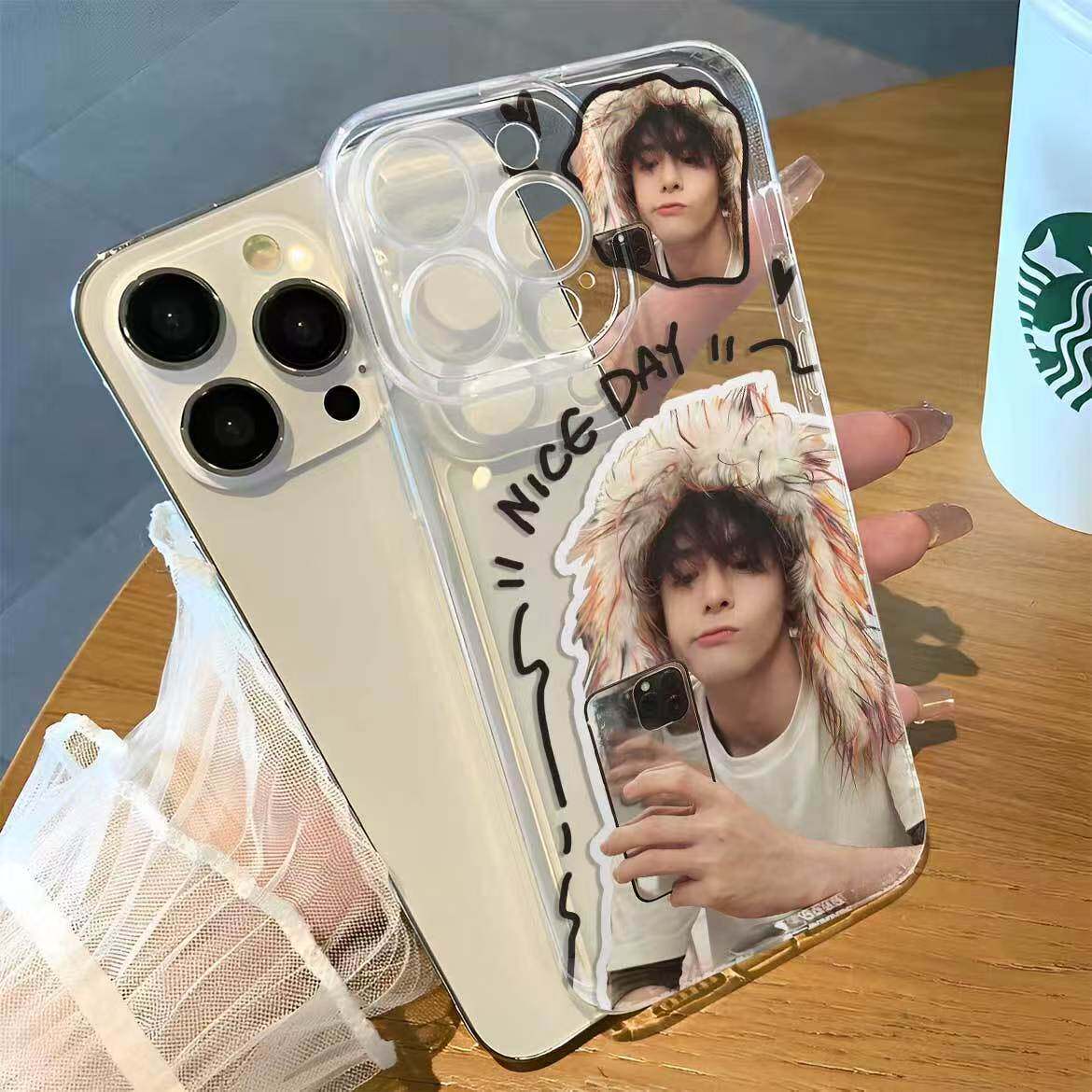 可爱自拍曾舜晞iPhone17ProMax精孔手机壳13/12mini华为7/8荣耀16/15Pro小米11红米14plus透明x/xs防摔手机壳