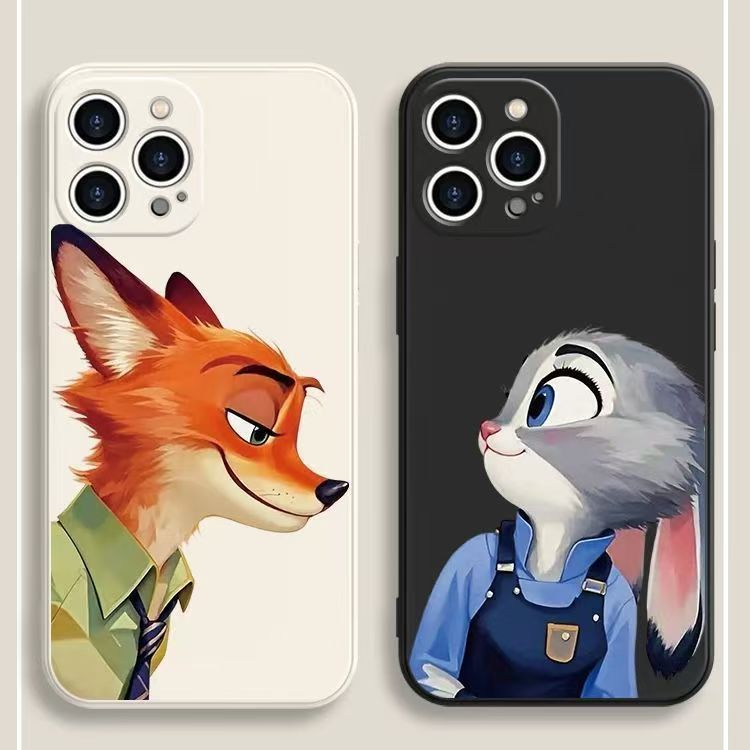 对视朱迪尼克创意情侣防摔保护套