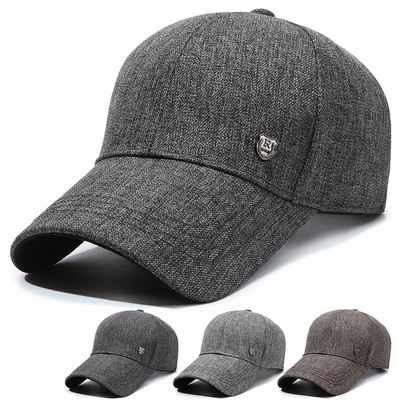 中老年鸭舌帽加长帽檐帽子男士春秋遮阳防晒帽户外休闲棒球帽男款