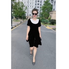 2025早秋新款时尚显气质瘦高端洋气百搭上衣薄款减龄女装连衣裙