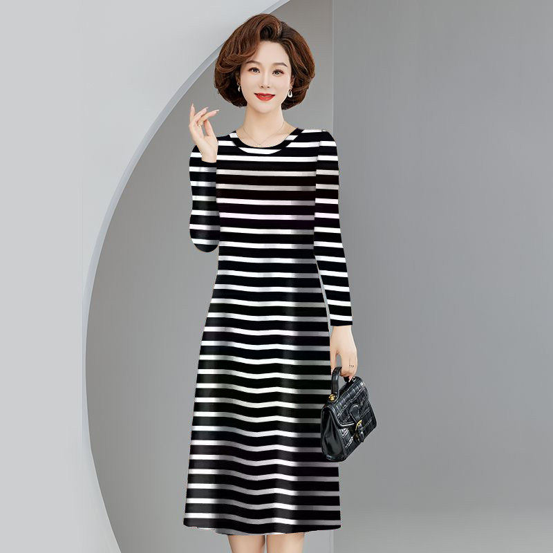 长款宽松显瘦薄款碎花大码妈妈洋气时尚过膝连衣裙妈妈款40-60岁,女装/女士精品,连衣裙,淘宝优惠券,粉丝福利购,淘宝优惠卷