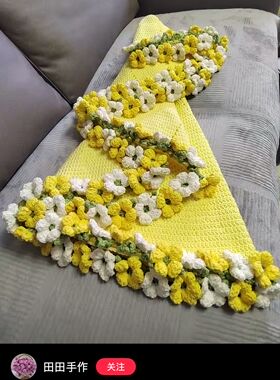 【成品现货】花束毯子成品免手工毛线钩织玫瑰花送女友礼物